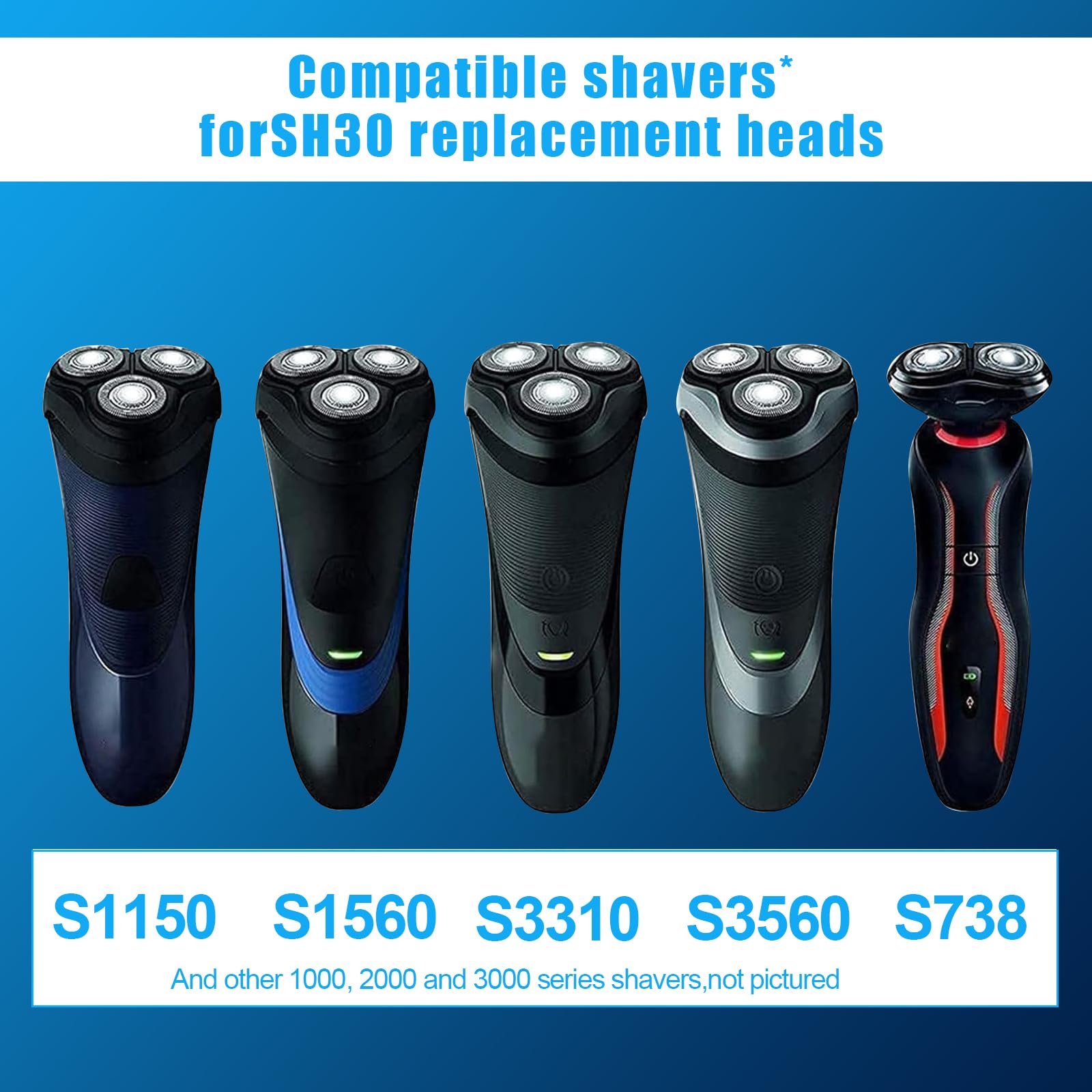 TGSBHIO SH30 close shave feel delivers smooth skin-friendly results