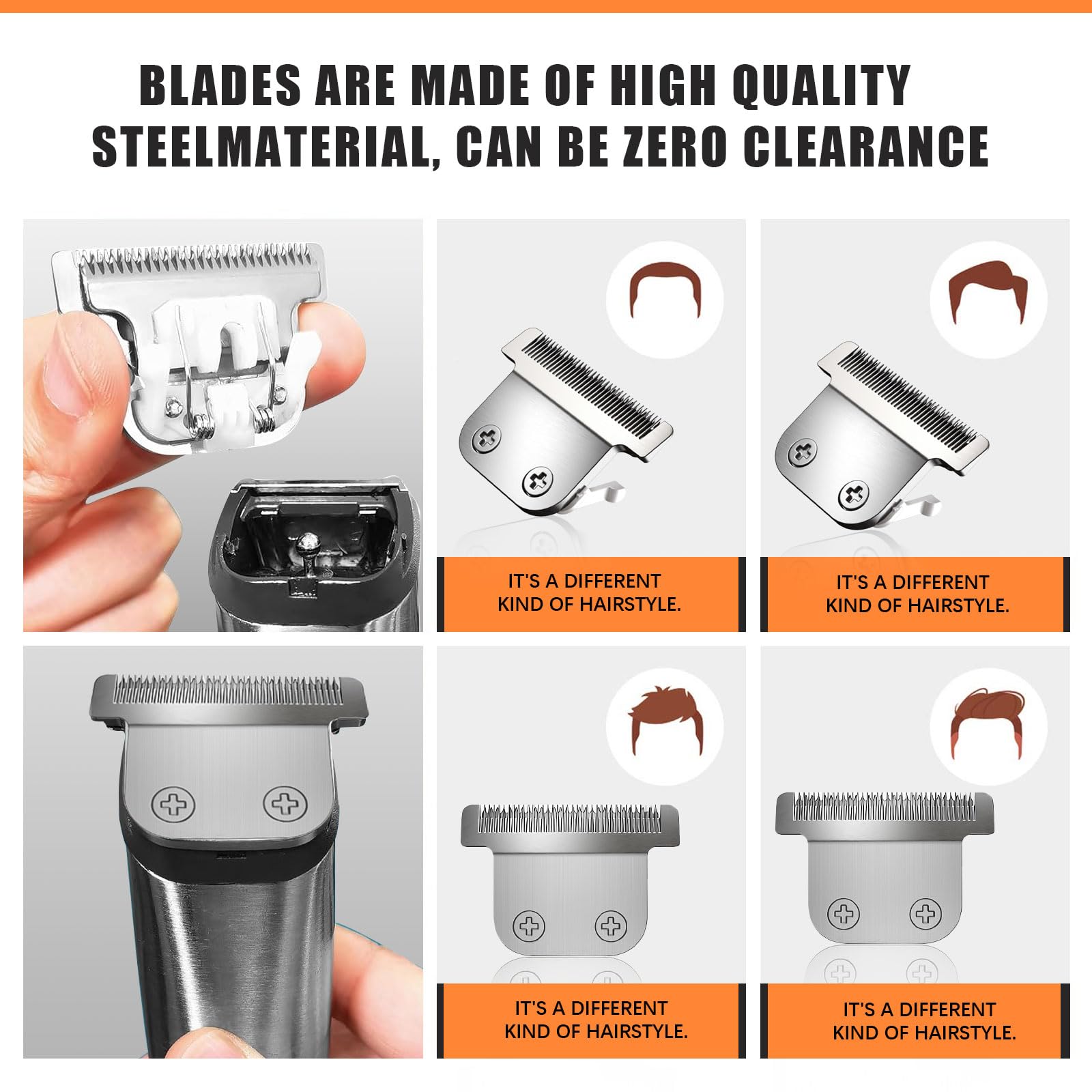 TGSBHIO 40mm blade pack image for easy Wahl trimmer swaps and extended tool life.
