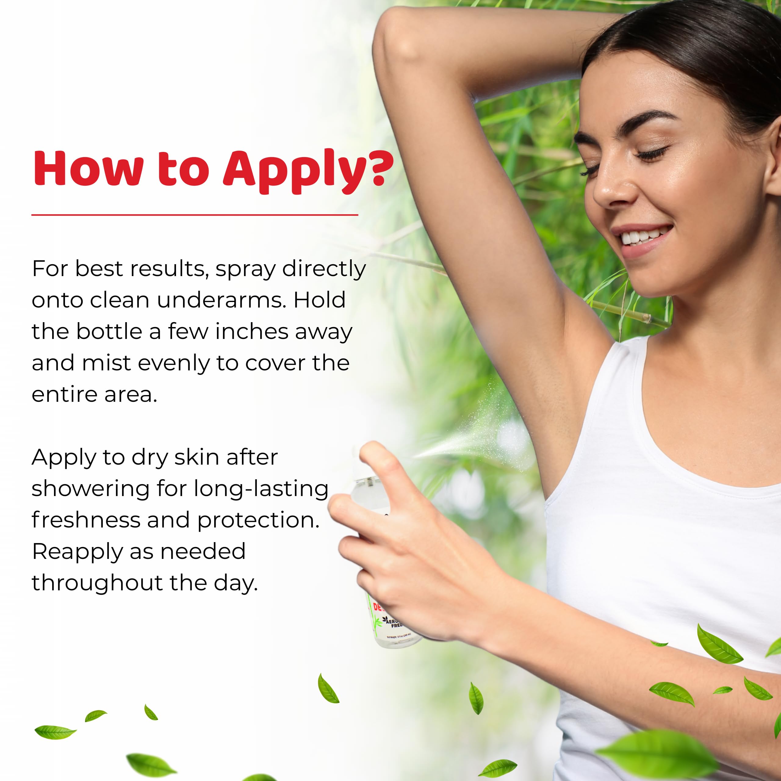 Thai Deodorant Stone Crystal Mist skin-sensitivity focus shows fragrance-free, non-irritating protection