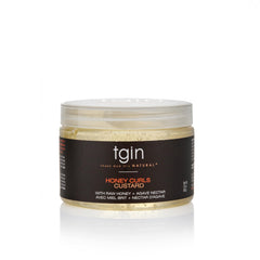 Thank God It's Natural Honey Curls Custard 12oz jar promotes frizz-free definition and moisture
