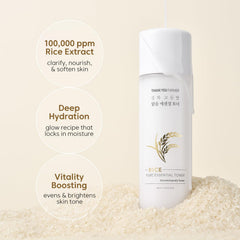 THANKYOU FARMER Niacinamide brightening ingredient highlighted in the toner for even tone.