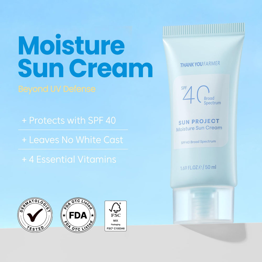 THANKYOU FARMER fragrance-free label signals gentle formula for sensitive skin