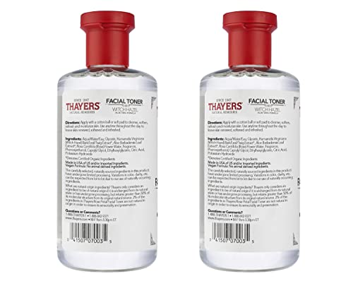 THAYERS Alcohol-Free Toner bottle emphasizes refreshing hydration without drying alcohol.