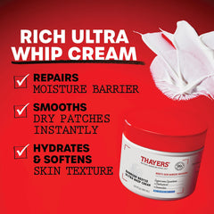 THAYERS Barrier Bestie sugarcane squalane closeup highlights hydrating actives for smoothing dry patches.