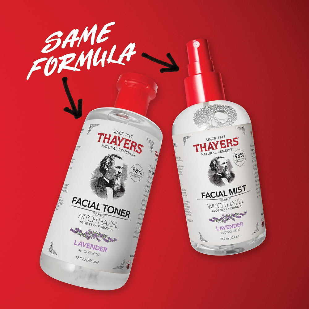 Thayers farm-to-bottle maceration process uses hand-picked witch hazel with water-only method.
