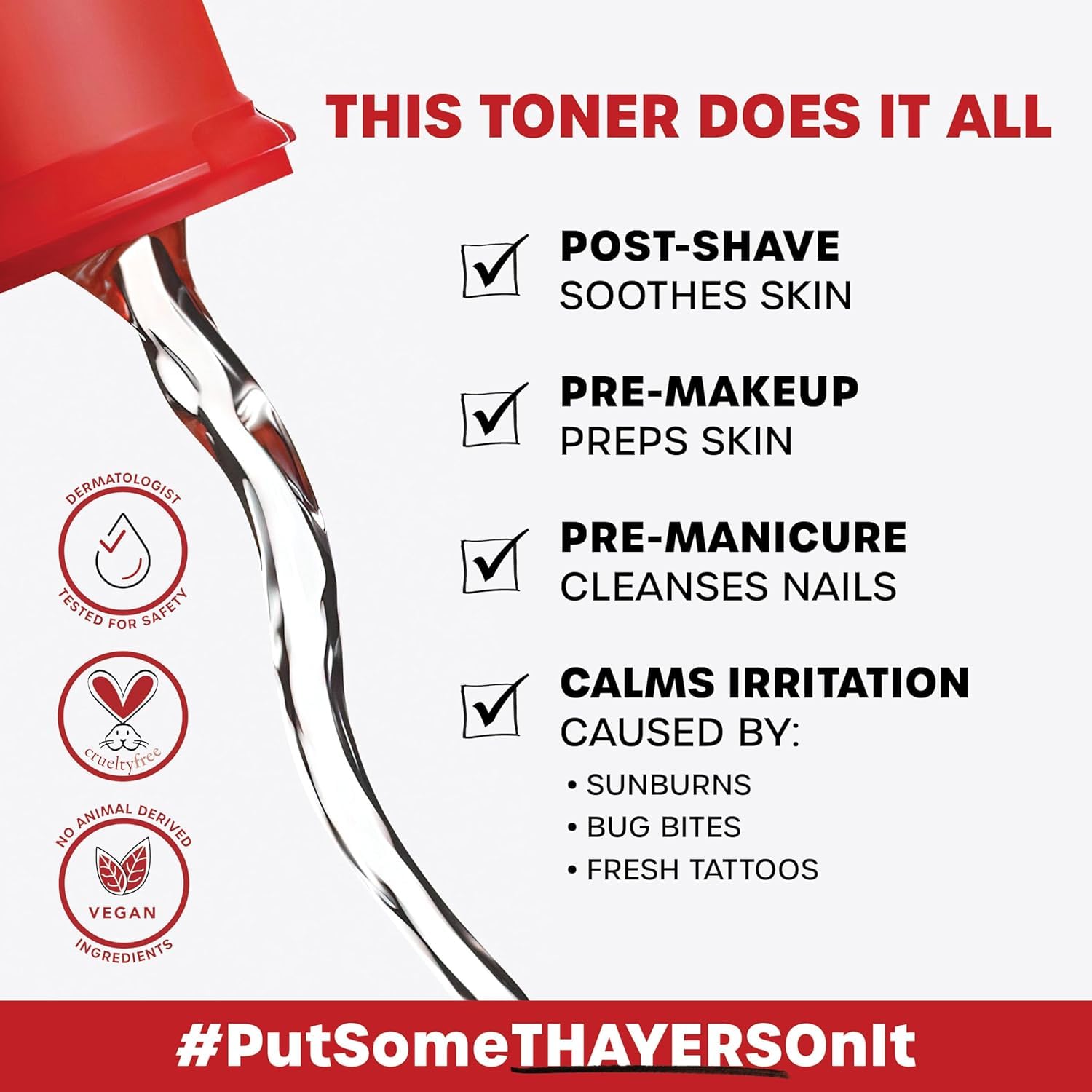 THAYERS Farm-to-Bottle Witch Hazel image conveys natural origins and purity.