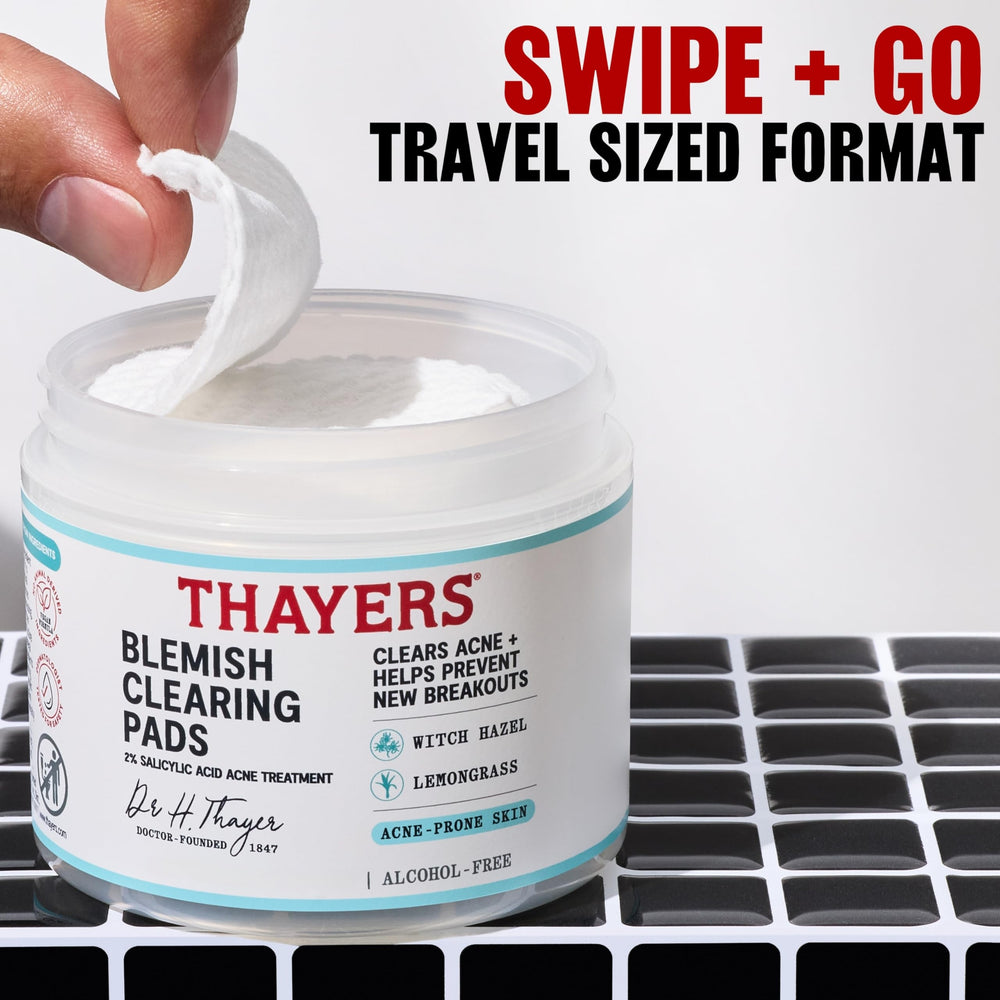 THAYERS open tub with stacked pads showing portable packaging