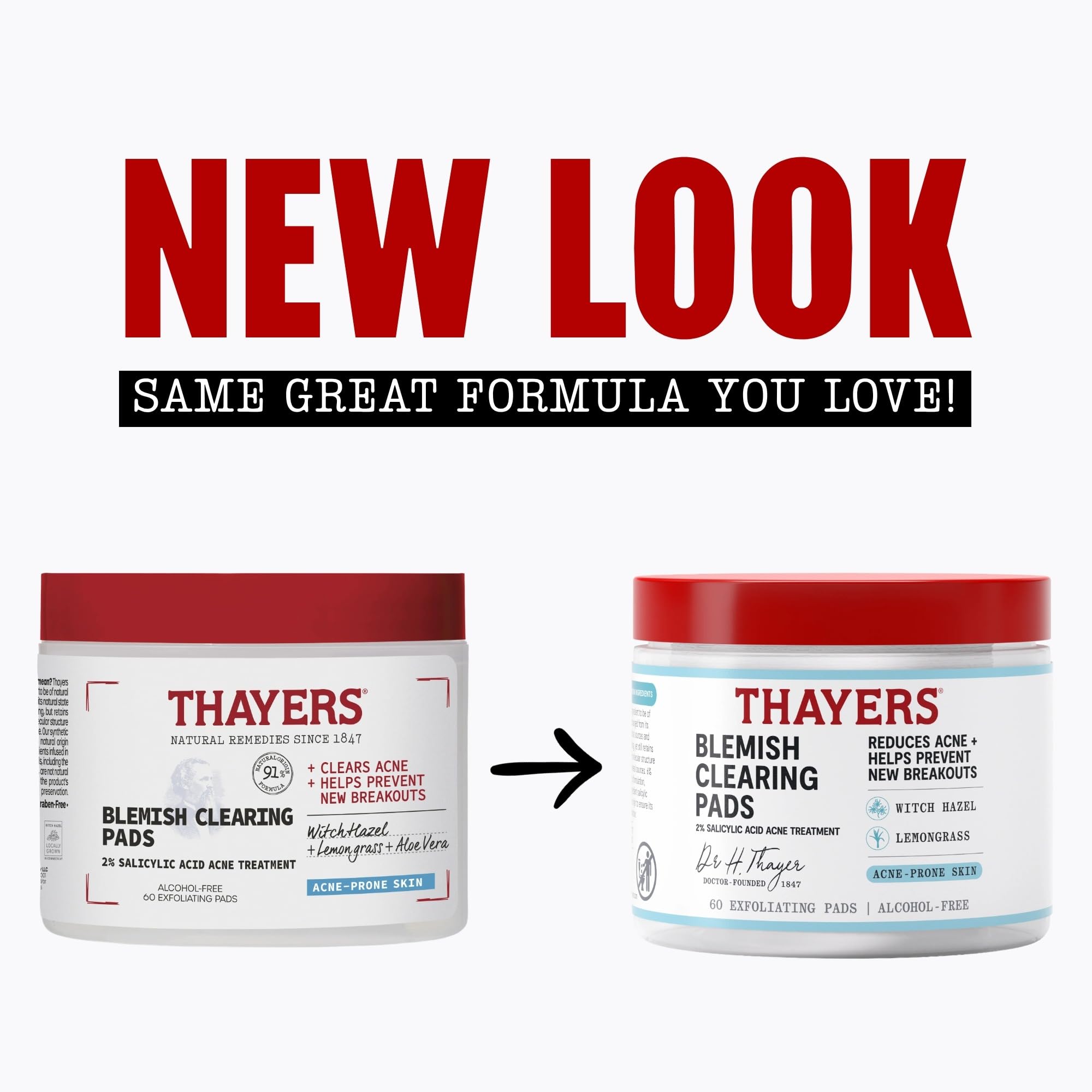 THAYERS close-up of pad texture showing gentle exfoliation