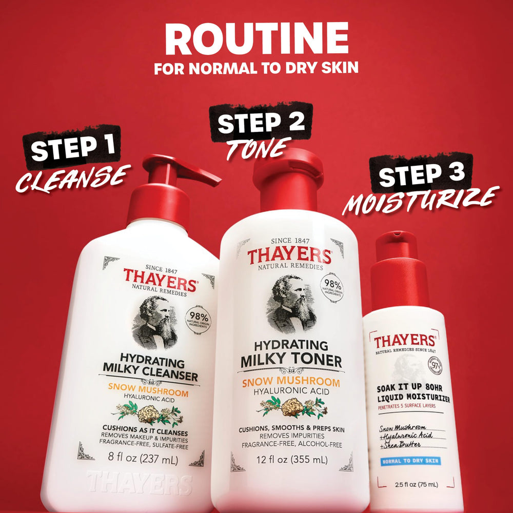 THAYERS Soak It Up Shea Butter nourishes dry skin