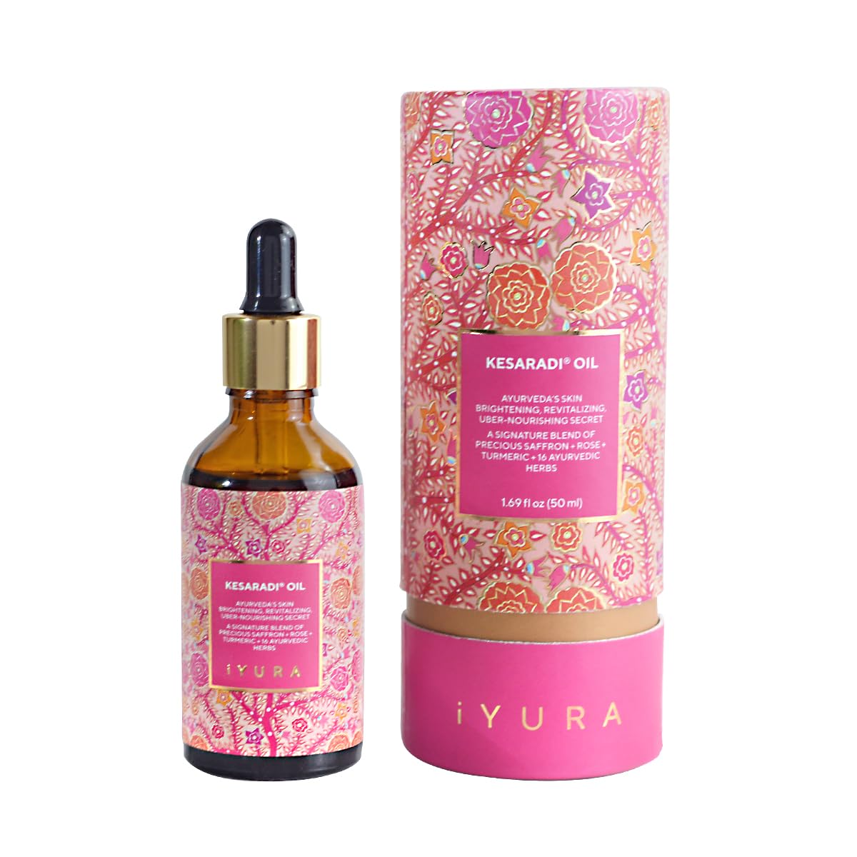 The Ayurveda Experience iYURA Kesaradi bottle-pour enables a quick glow ritual