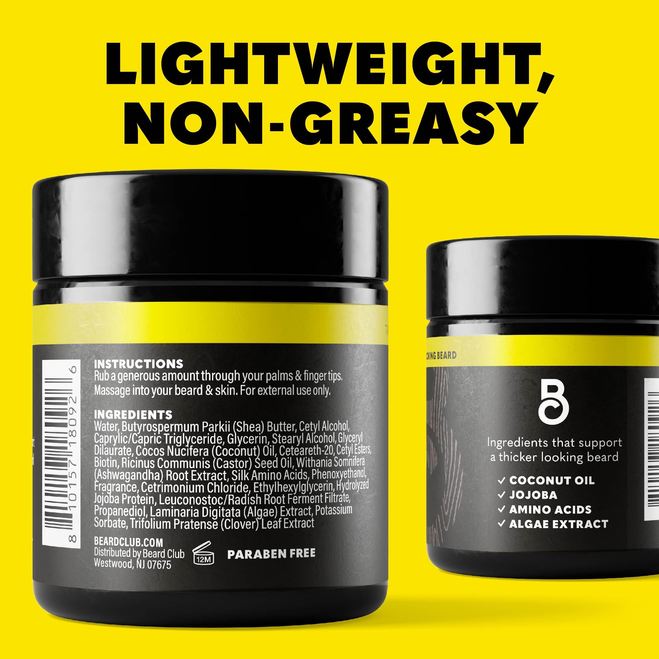 Beard after use looks softer and more manageable with The Beard Club balm.