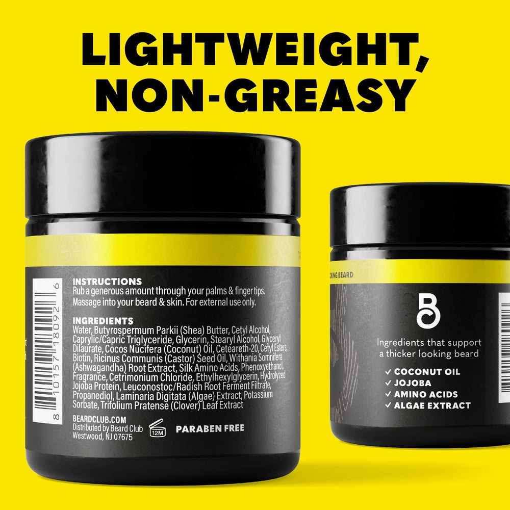Beard after use looks softer and more manageable with The Beard Club balm.