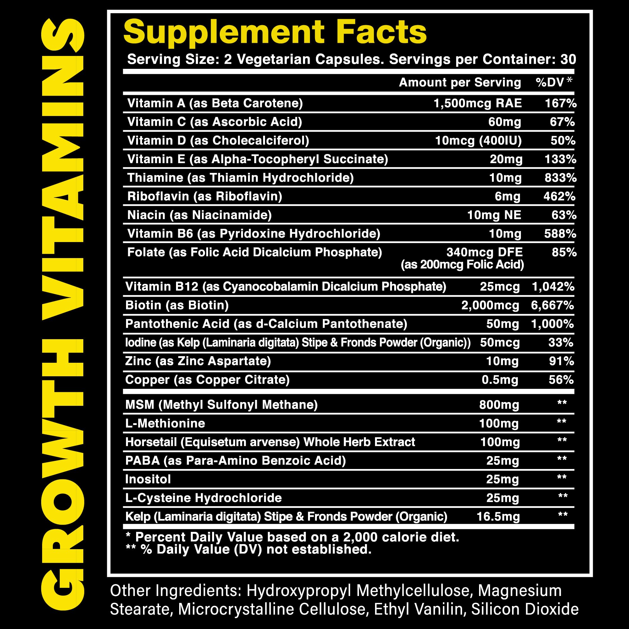 Product lineup image showcases a 30-day supply for steady progress