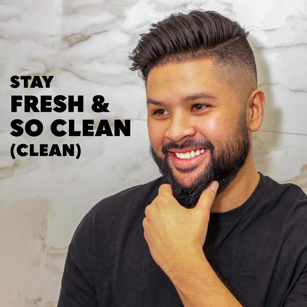 The Beard Club citrus scent on hair for long lasting fresh fragrance
