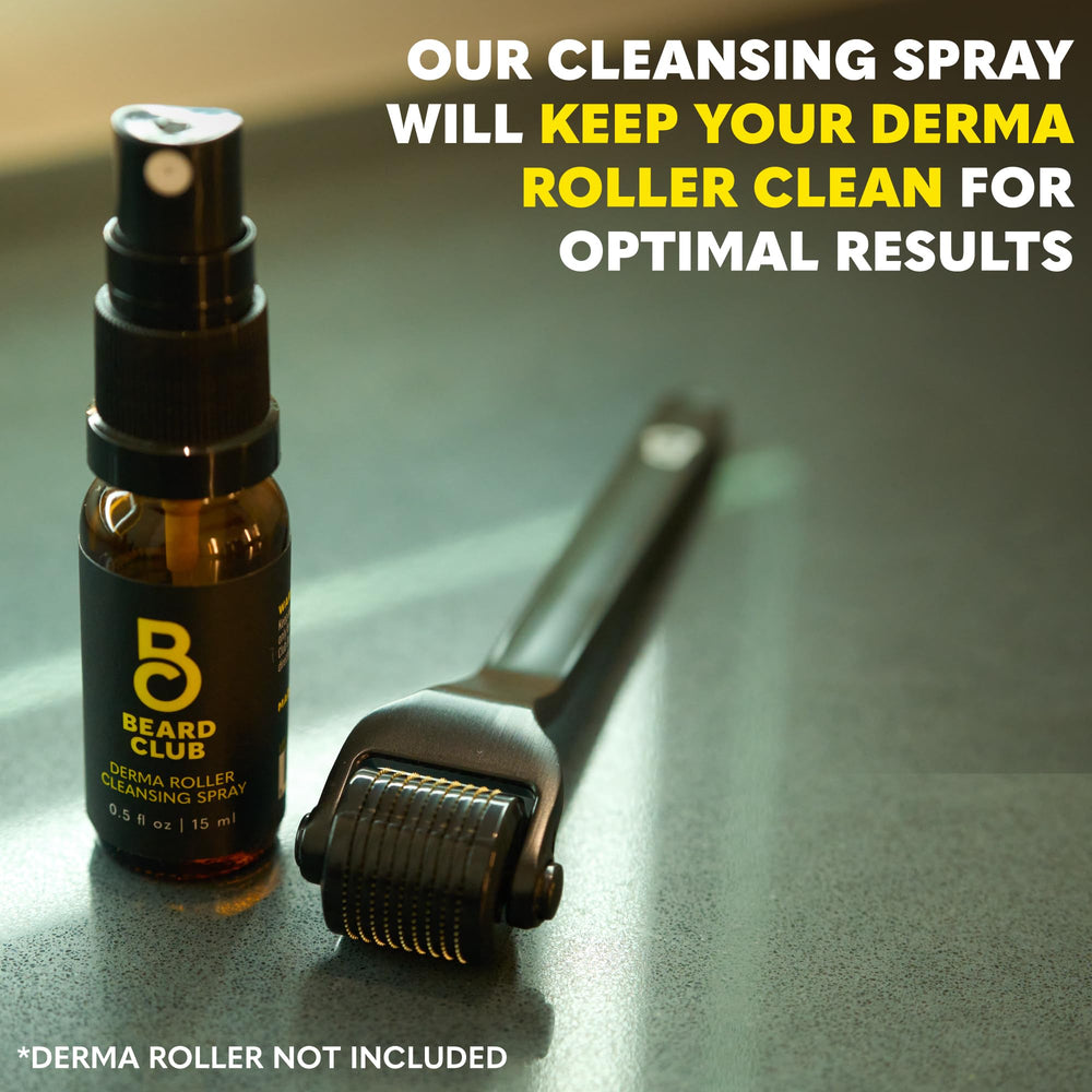 The Beard Club derma roller head assembly view for easy setup