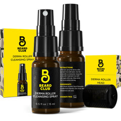 The Beard Club derma roller replacement head 0.3mm titanium needles ready for precise micro-needling