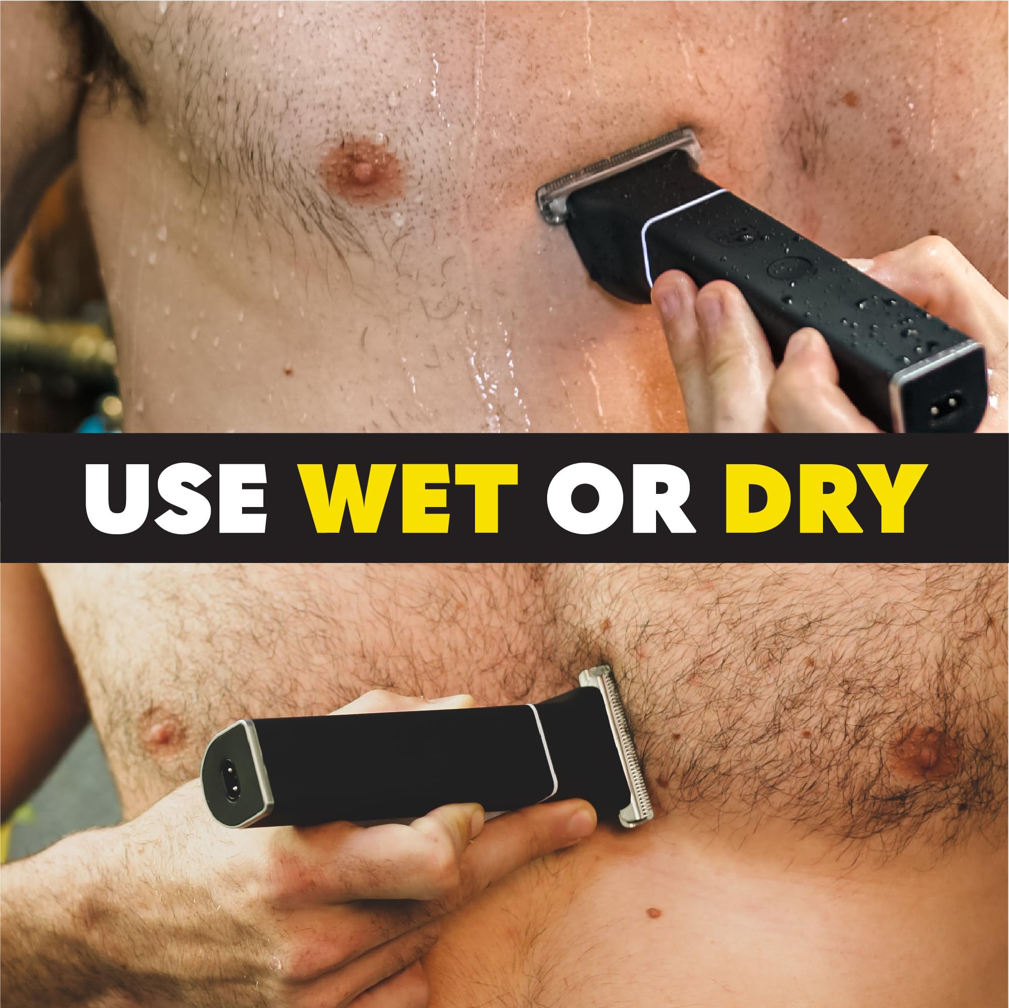 The Beard Club easy-clean blades resist dirt and oil to reduce irritation.