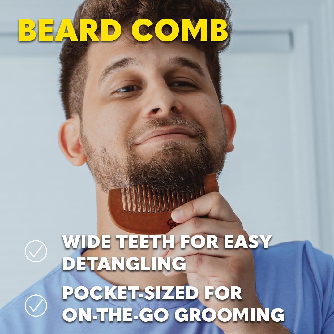 The Beard Club beard oil application scene highlighting easy daily use