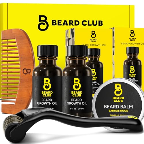 The Beard Club Enhanced beard-growth kit derma roller close-up highlighting precision needles for facial refresh