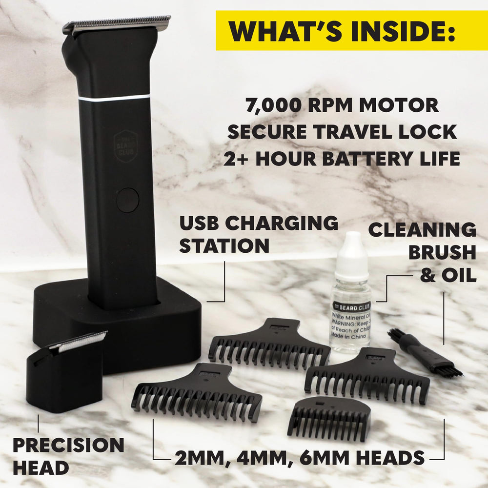 The Beard Club gift kit presentation makes a thoughtful men's grooming gift.