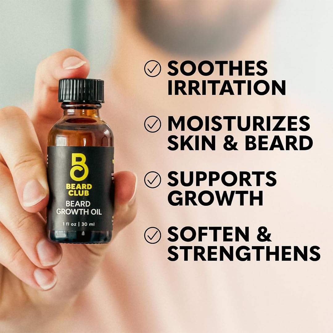 Beard Growth Kit gift packaging—premium presentation for gifting.