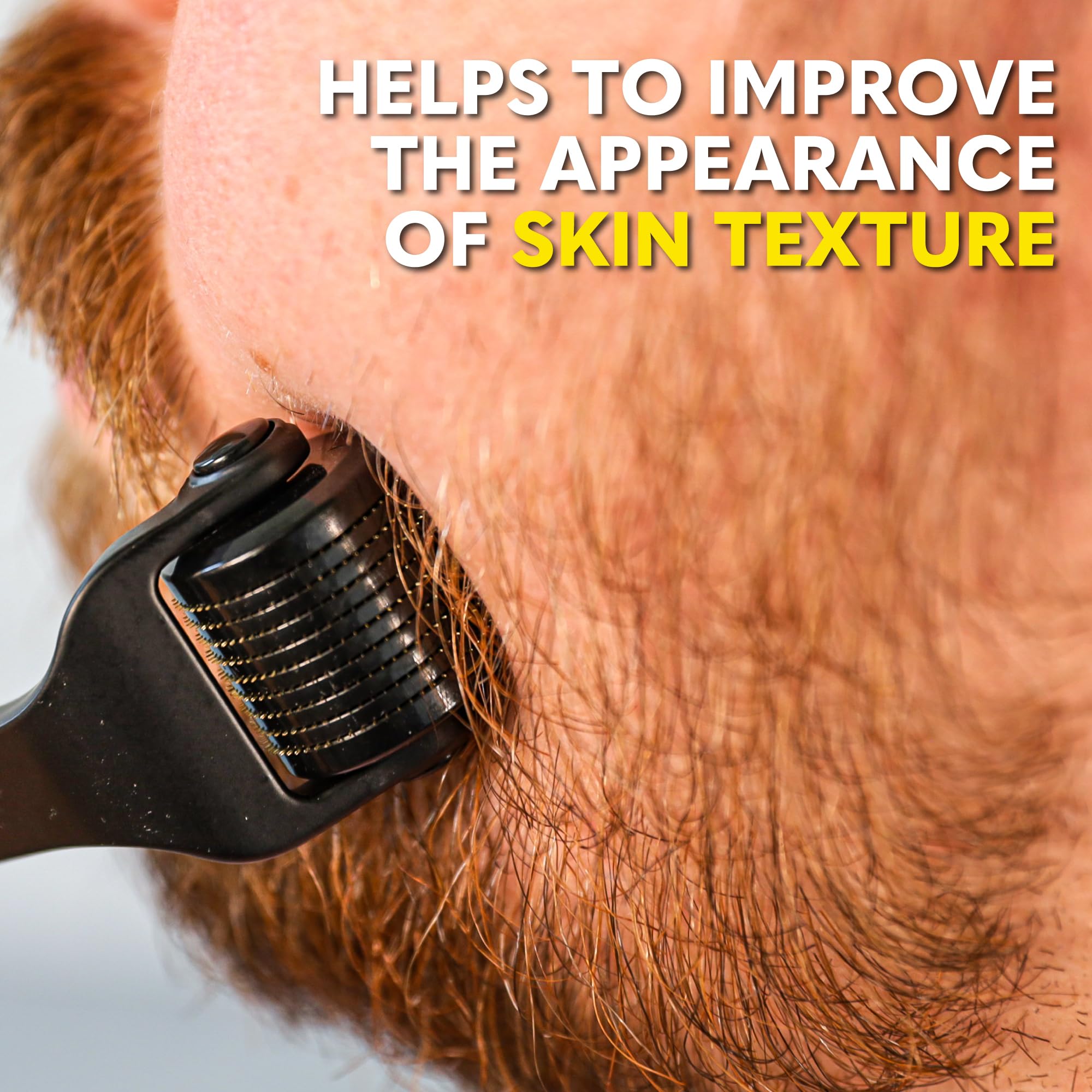 The Beard Club Premium Derma Roller magnetic-case demonstrates safe storage and portability.