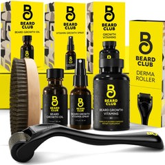 The Beard Club Signature Kit derma roller closeup for smoother skin and refreshed appearance.