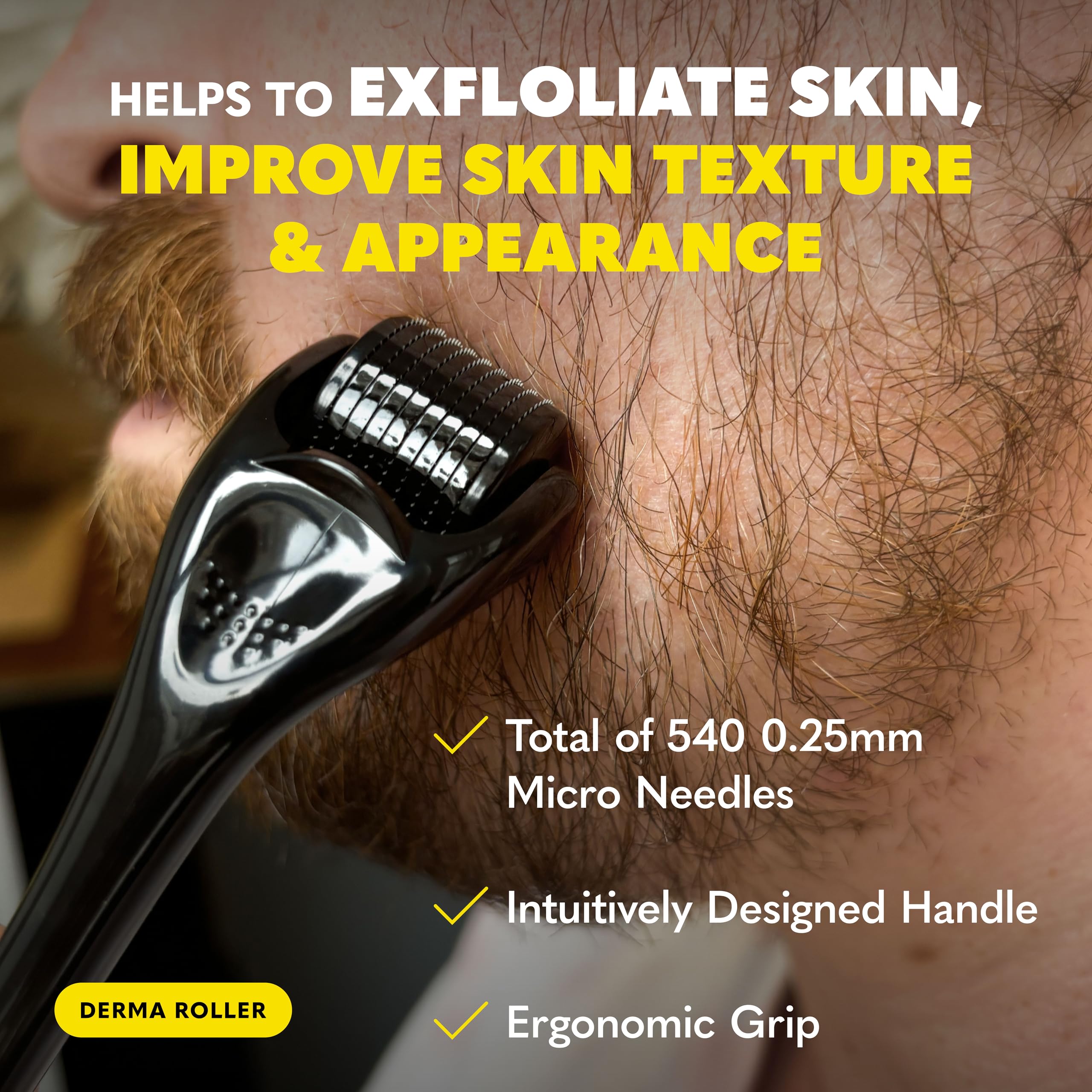 The Beard Club Signature Kit oil bottle highlighting nourishing ingredients for healthier facial hair.