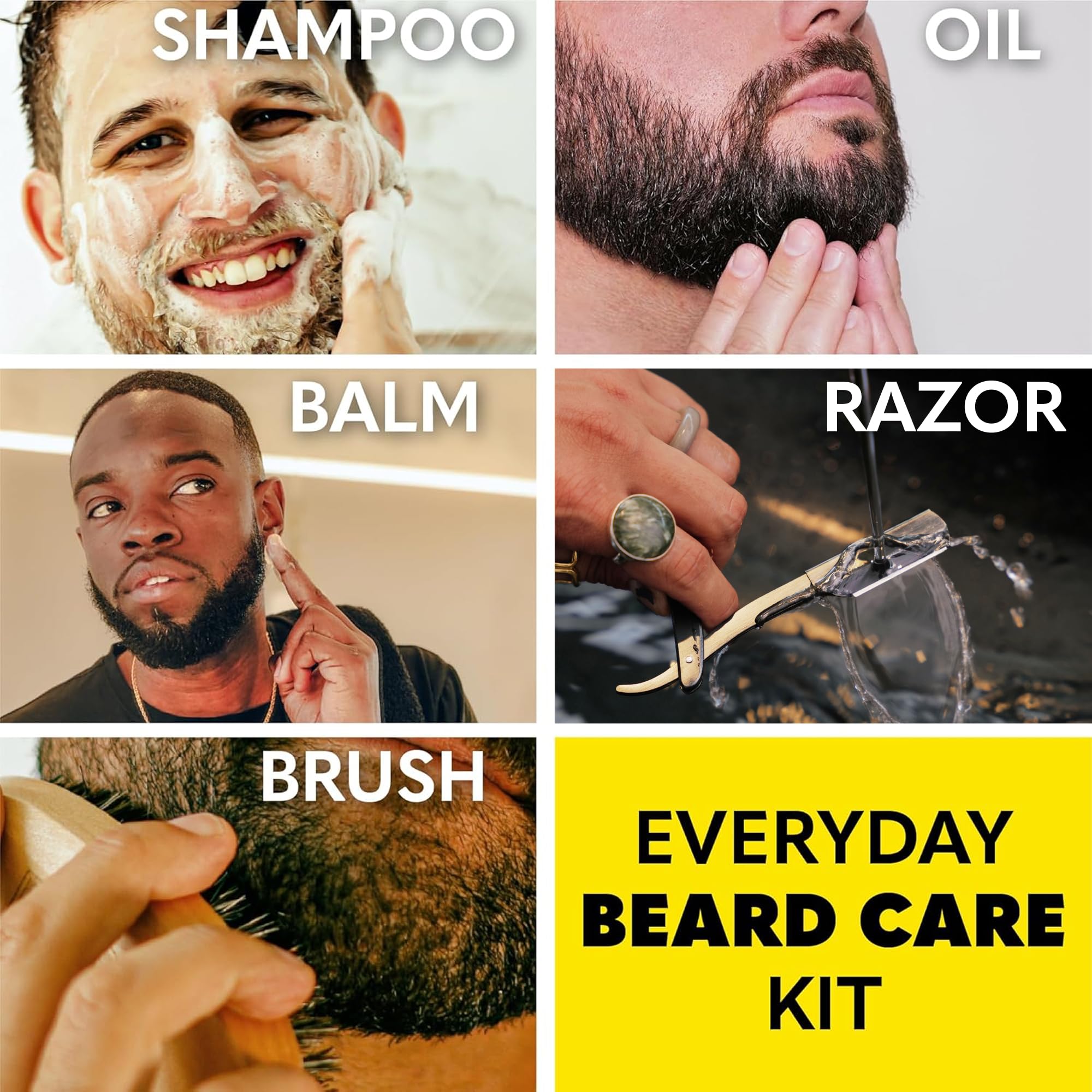 The Beard Club razor blade insert enables easy blade changes.