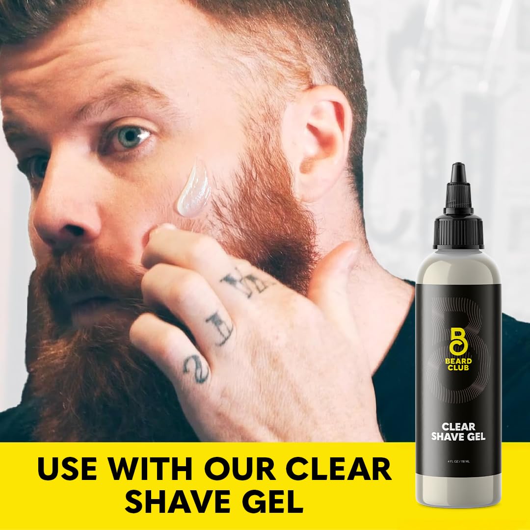 The Beard Club razor in barber-use style supports precise professional-like results.