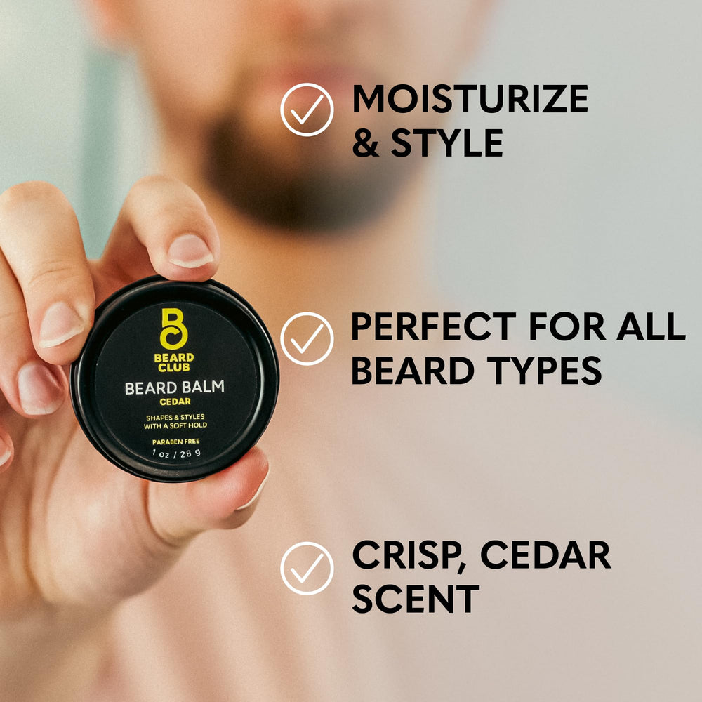 The Beard Club travel kit pouch offers on-the-go beard care.