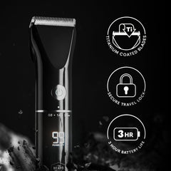 The Beard Club trimmer in cordless operation for versatile grooming anywhere