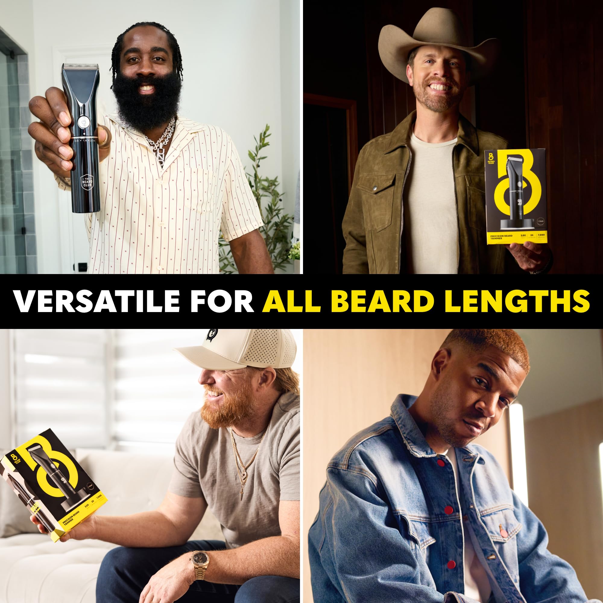 The Beard Club trimmer blades shown for easy cleaning and maintenance