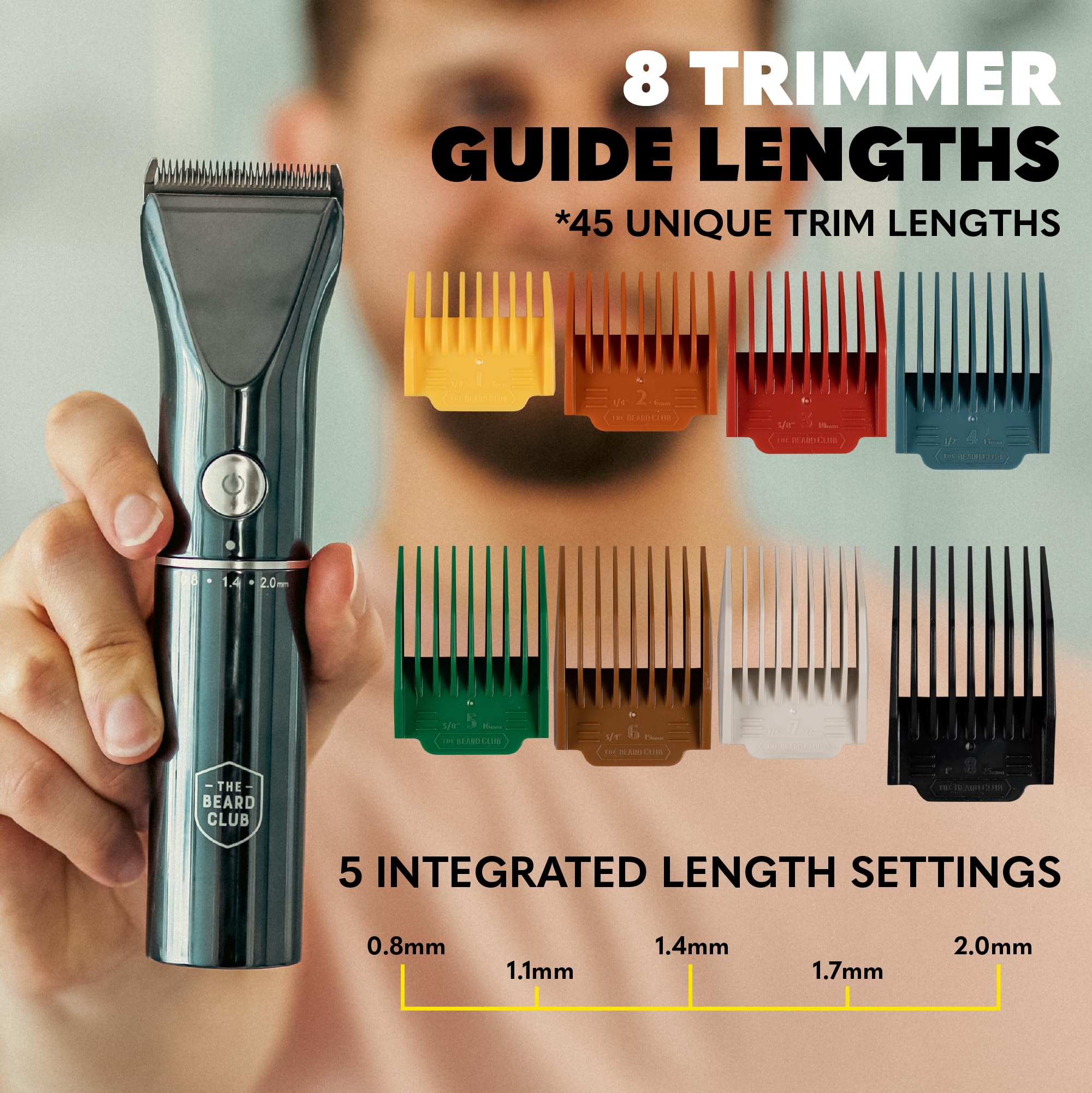 The Beard Club trimmer travel lock highlights travel-friendly reliability