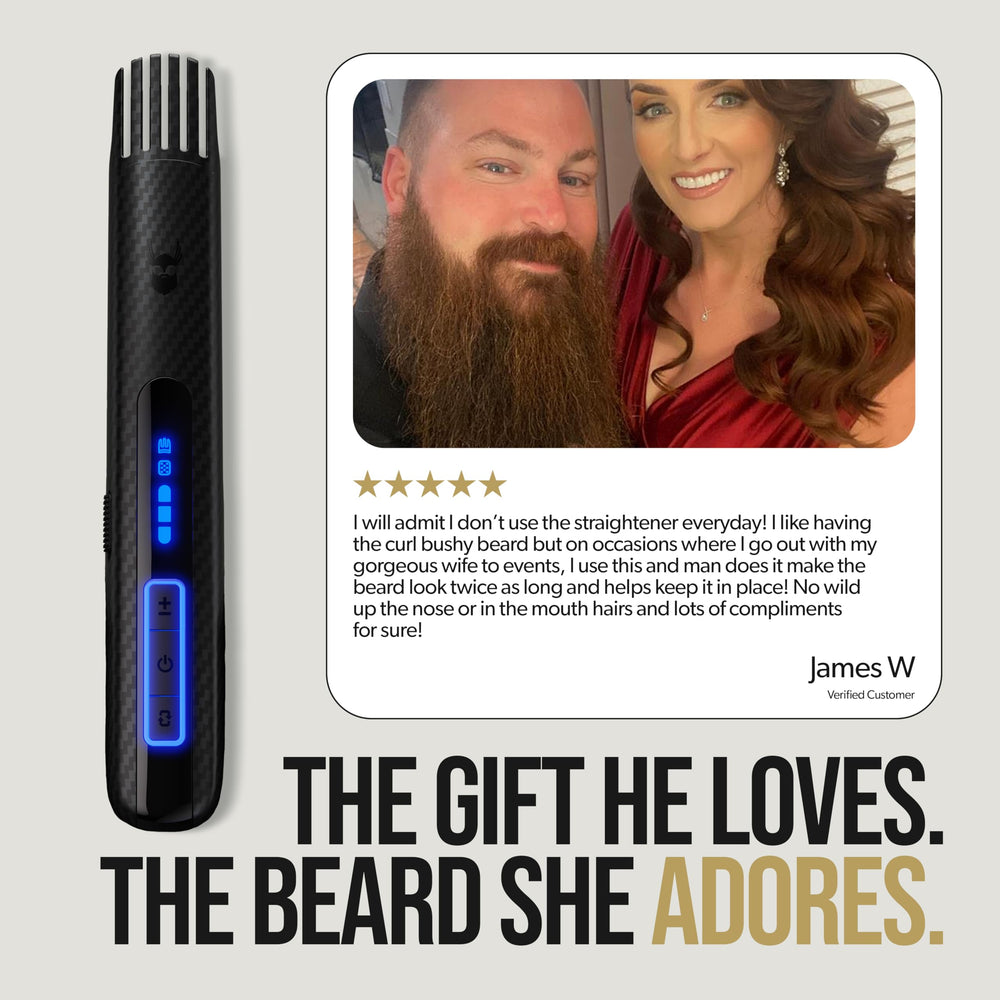 The Beard Struggle Carbon X cordless design offers freedom during travel or at home grooming.