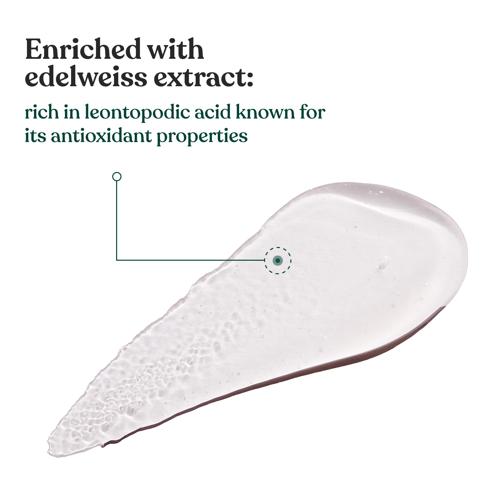 The Body Shop Edelweiss Liquid Peel applying on dry skin for smooth, radiant results.