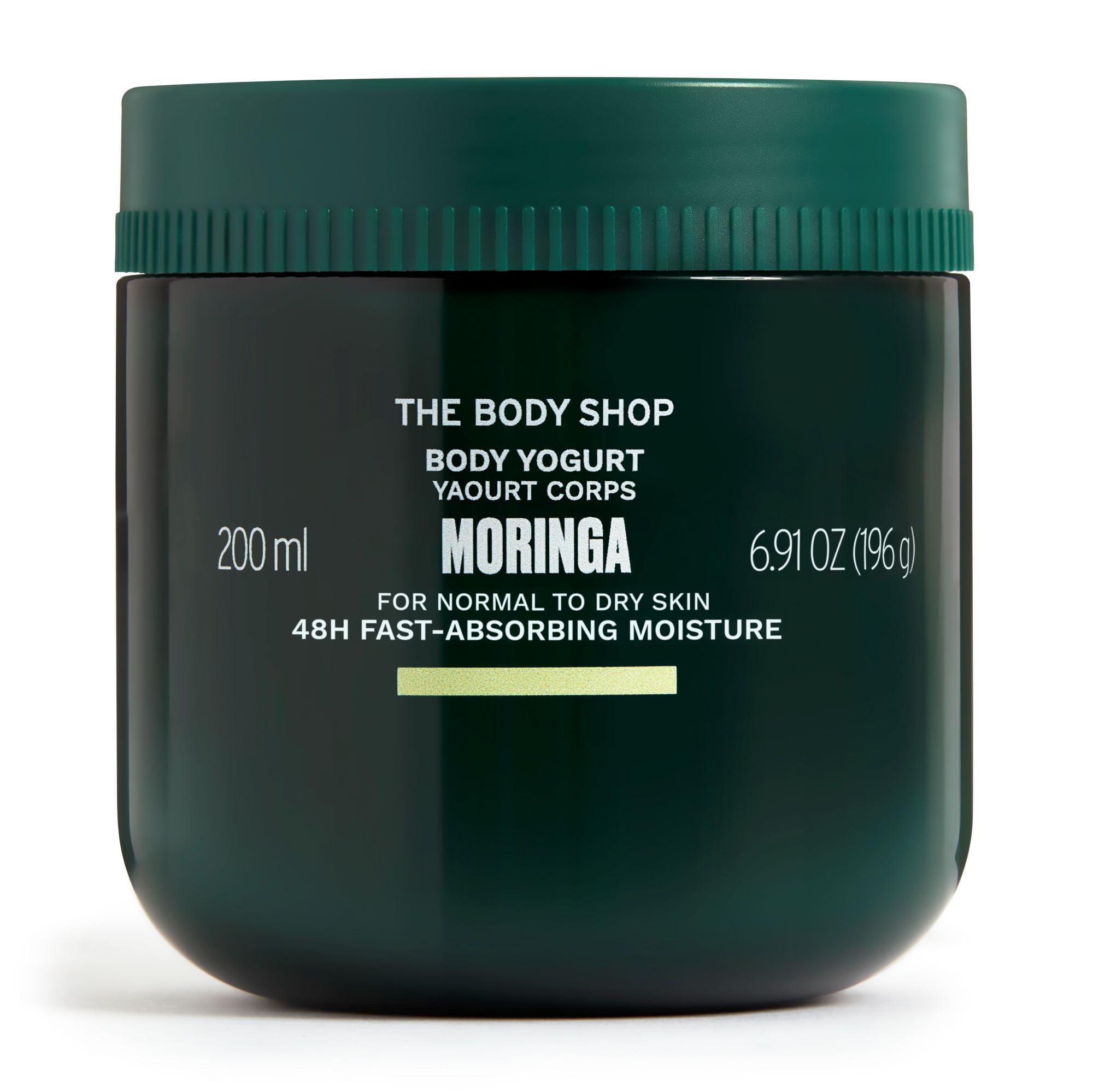 The Body Shop Moringa Body Yogurt floral scent conveys refreshing moringa fragrance.