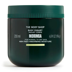 The Body Shop Moringa Body Yogurt floral scent conveys refreshing moringa fragrance.