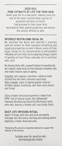 The Body Shop Oils of Life three-seed oils image—black cumin, camellia, and rosehip.