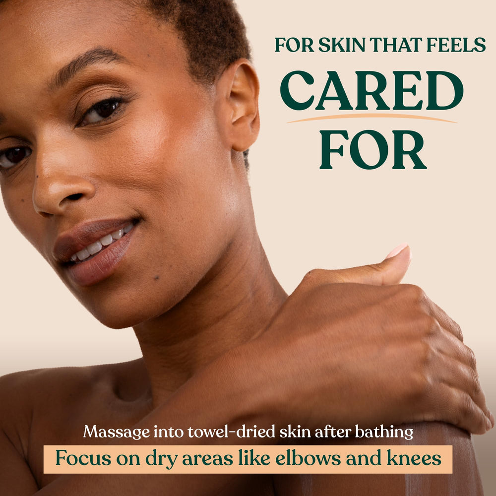 The Body Shop vegan badge indicating plant-based, cruelty-free moisturizer benefits.