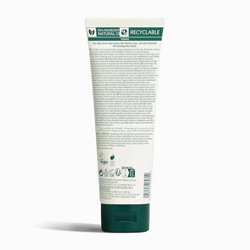 The Body Shop Vitamin E Gentle Facial Wash close-up of creamy lather for gentle cleansing