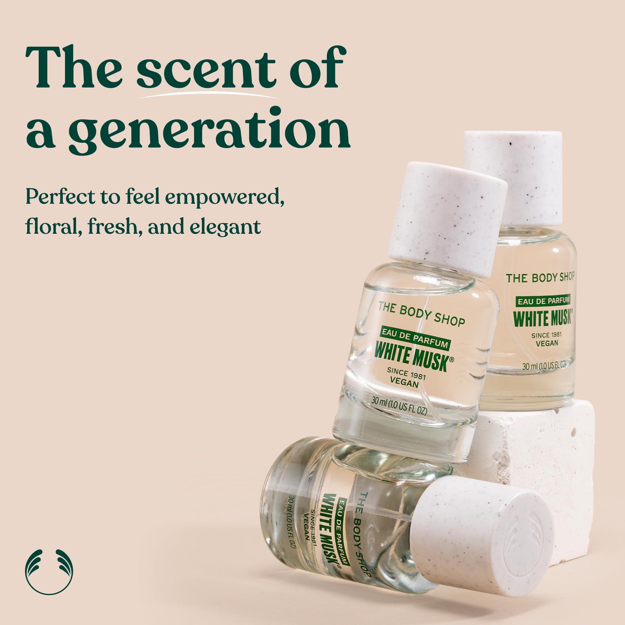 The Body Shop White Musk EDT box shows travel-friendly, compact packaging for on-the-go.