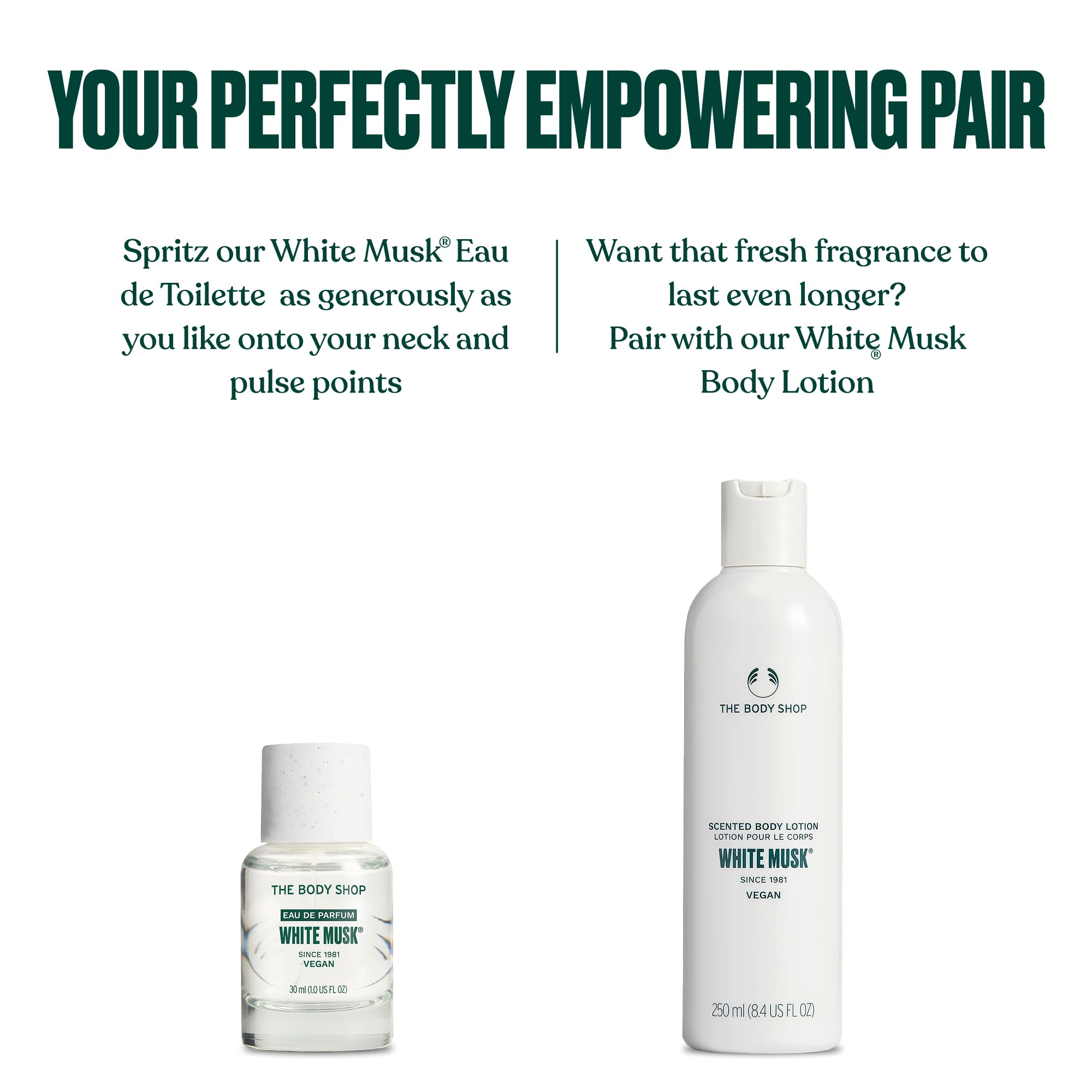Reusable bottle feature supports planet-friendly beauty routines.