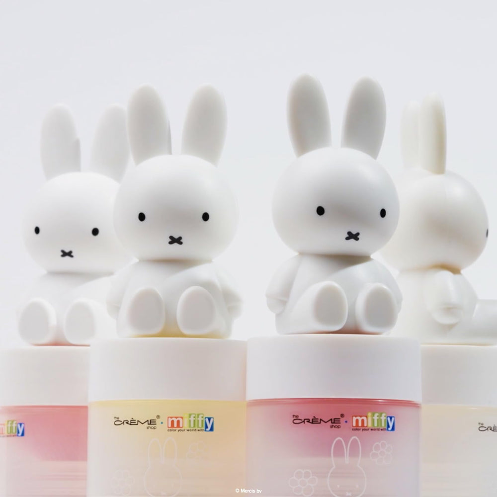 The Crème Shop Miffy tinted lip balm packaging featuring Miffy design for portability