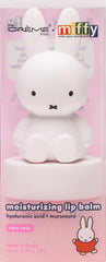 The Crème Shop Miffy tinted lip balm Rare Rose close-up swatch showing tint and shine