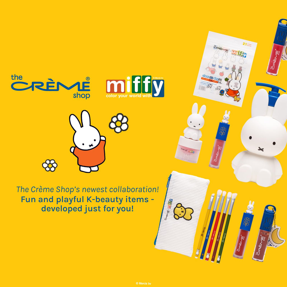 The Crème Shop Miffy bag travel-ready size fits in totes and carry-ons.