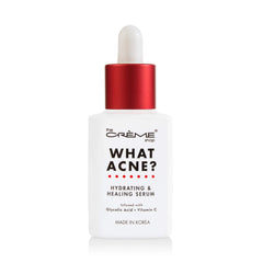 The Crème Shop Vitamin C Serum bottle glowing with hydrating shine.