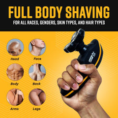 The Cut Buddy 5-blade rotary head assembly for versatile wet or dry use.