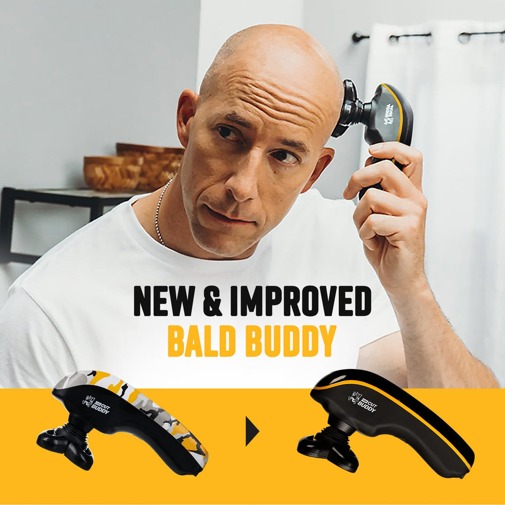 The Cut Buddy shaver cleaning indicator signals maintenance needs.