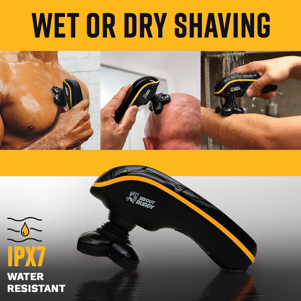 The Cut Buddy shaver accommodates diverse users with easy handling.